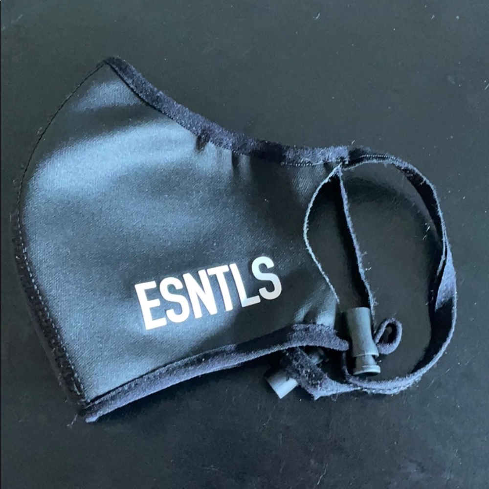 New and Unused Esntls Black Mask